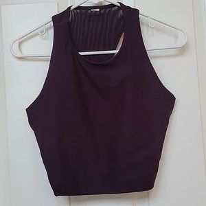 Mondetta workout bra deep purple NWOT